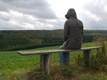 Blick auf den herbstlichen Harzwald