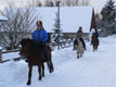 Reiten im Schnee